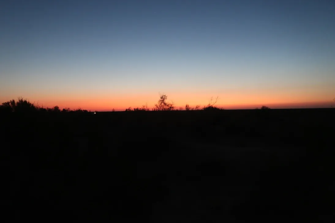 Cycling through the Karakum desert in Turkmenistan on a five day transit visa